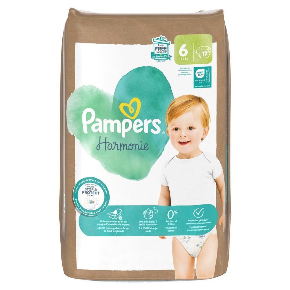 Pampers Harmonie Gr6 13+kg Single Pack 17 Stk St Windeln