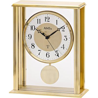 Funktischuhr AMS "F5191", gold (goldfarben), Tischuhren