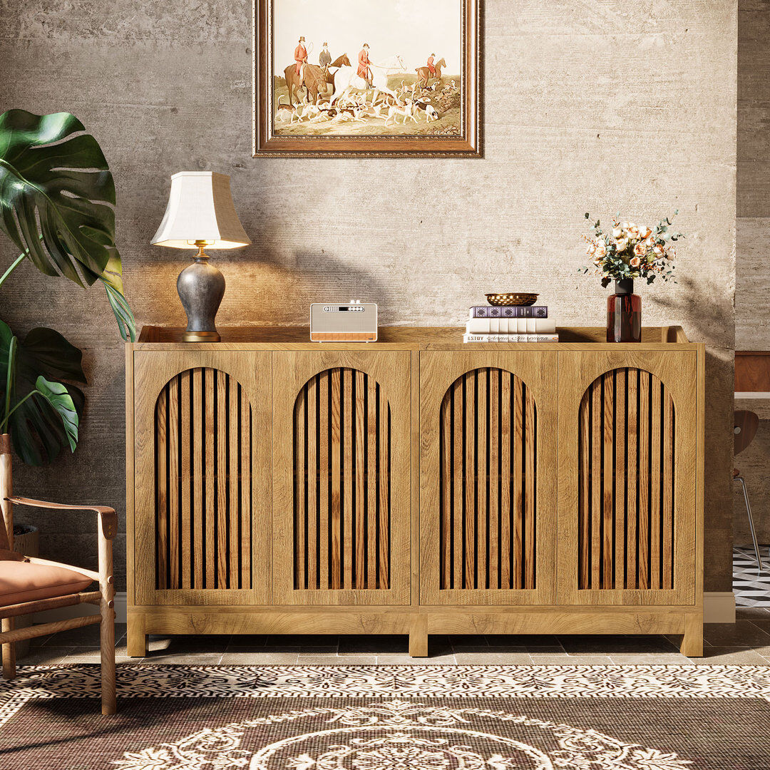 Blue Elephant 145.0cm Sideboard Oak 85cm H X 145cm W X 35cm D