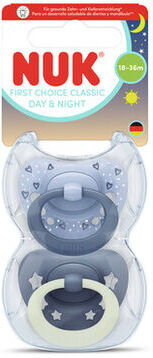 Nuk First Choice Classic Day & Night Azul 18-36M