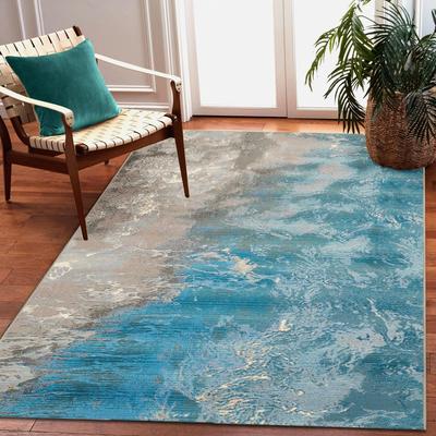Lush Decor Marina Surf Indoor/Outdoor Rug