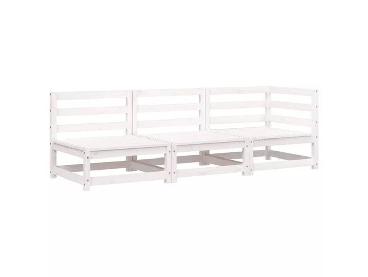 VidaXL - Gartensofa kiefernholz, One Size, Weiss