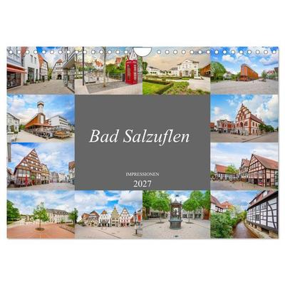 Bad Salzuflen Impressionen (Wandkalender 2027 DIN A4 quer), CALVENDO Monatskalender