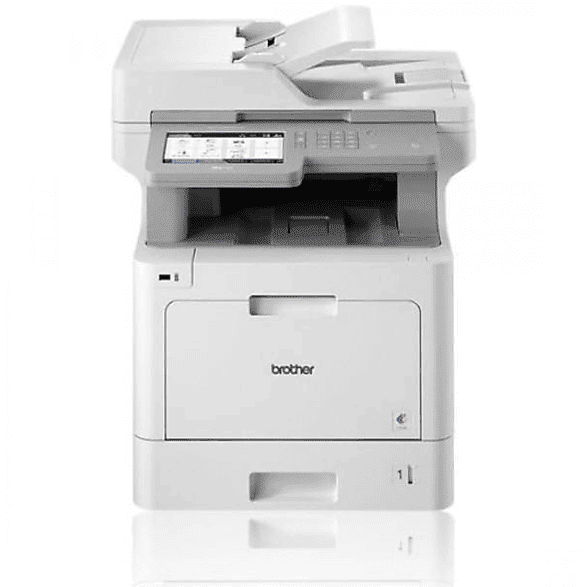 Impresora multifunción láser - Brother MFC-L9570CDW, 4 en 1, 31 ppm, Pantalla táctil, WiFi, Blanco