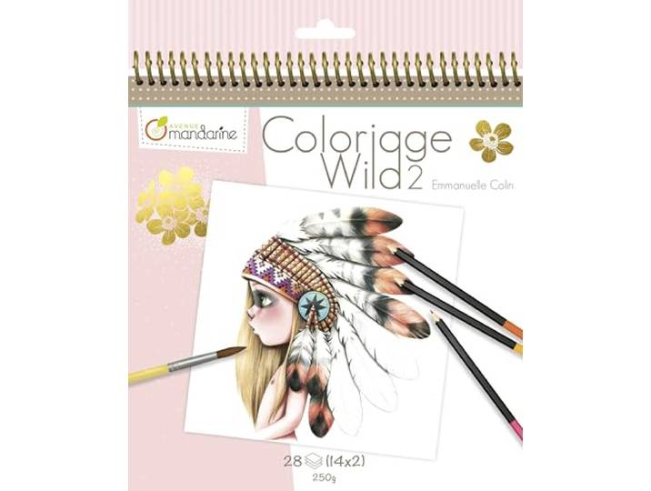Carnet de coloriage Wild 2 - GY068C