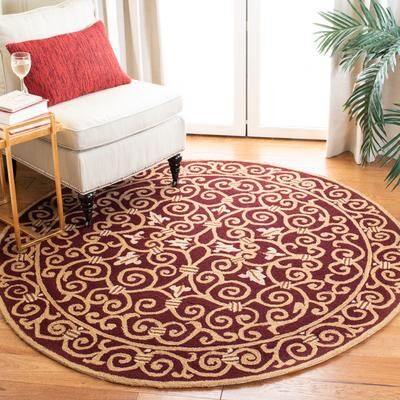 Safavieh Hand-hooked Chelsea Cherrelle Country Oriental Wool Rug