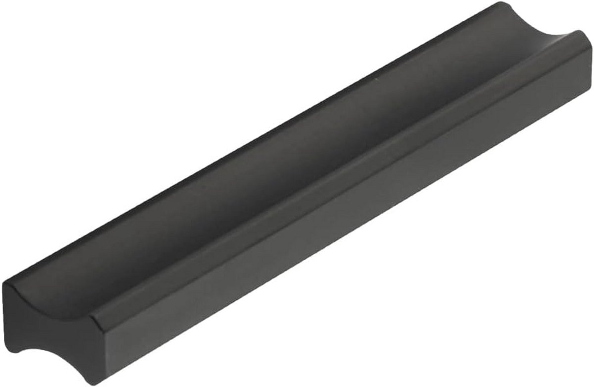 Keukengreep 128 mm Zwart Geanodiseerd Aluminium Meubelgreep