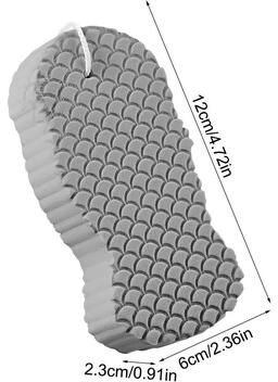 USA Free Shipping Shop GlowRenew Magic Exfoliating Bath Sponge For Smooth Skin And Deep Body Cleansing gray