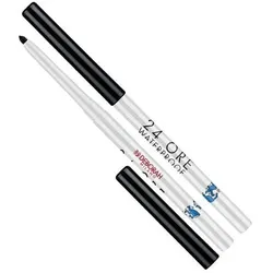 Deborah Milano, Eyeliner + Kajal, 24Ore Waterproof Eye Pencil Haring Black (Black)