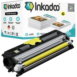 Inkadoo, Toner, Toner kompatibel zu Epson C13S050554 / 0554 Toner, gelb Gelb (Y)
