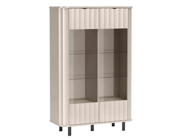 Novado Niedriger Schrank mit zwei Türen, 98 cm, Kaschmirfarbe