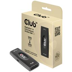 club3D CAC-1007 DisplayPort Adapter [1x DisplayPort Buchse - 1x DisplayPort Buchse] Schwarz 0 mm