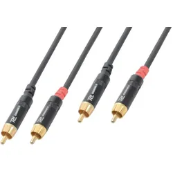 PD Connex Audio-Kabel CX94-12 Cinch - Cinch 12 m (12 m, Cinch Kabel), Audiokabel