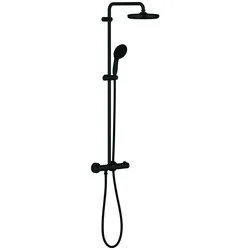 GROHE Duschsystem Tempesta 210 26811_1, Brause-THM KB Temp. 210 matt black, 268112431 268112431