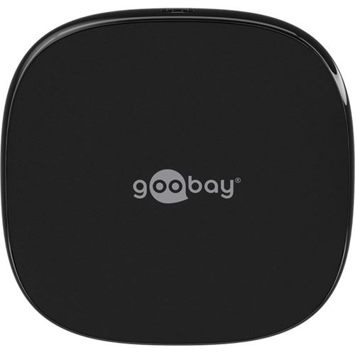 goobay Induktive Ladestation schwarz, Kabellänge: 1,0 m, 15 Watt