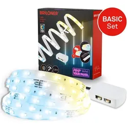Briloner, LED Streifen, Starter Set CCT LED stripe 2,6m, 294xLED Starter (Kaltweiss, Warmweiss, 14 cm, Indoor)