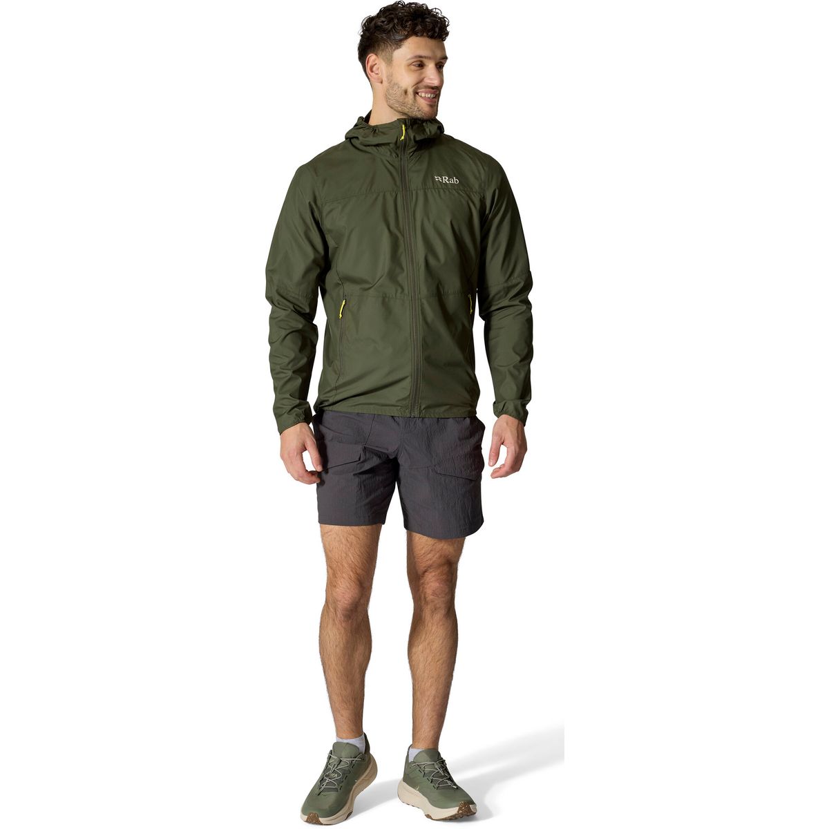 Rab Windgather Hoody army (ARM) L QWS-84-ARM-LRG