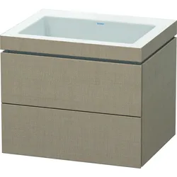 Duravit Möbelset c-shaped Set wandhängend wandhängend „L-Cube“ 60 × 50 × 48 cm Leinen