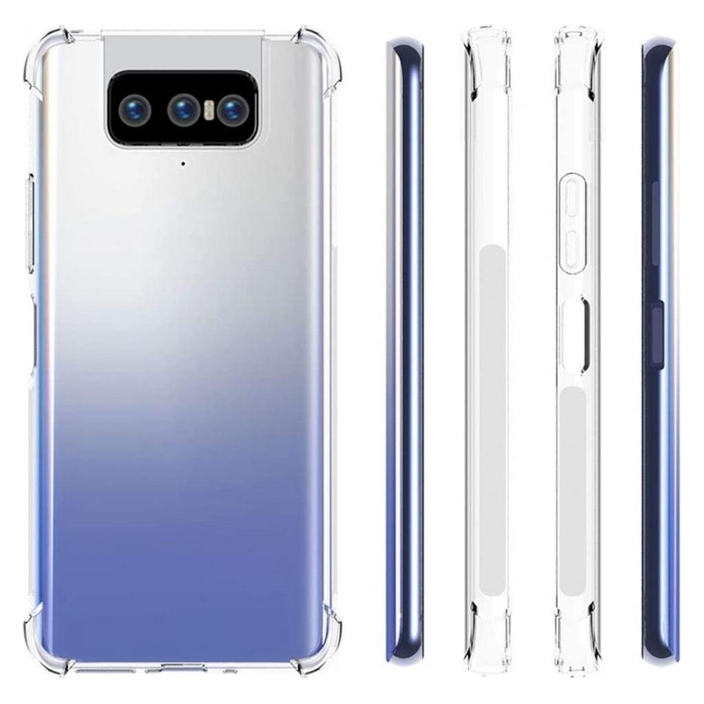 Screenguard Asus Zenfone 7 / 7 Pro Hülle Crystal Soft Airbag Bumper (Asus Zenfone 7, HTC 7 Pro) (00027229)