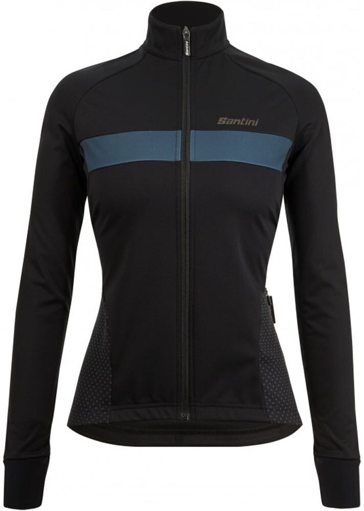 Santini coral bengal cortavientos ciclismo mujer Negro (L)