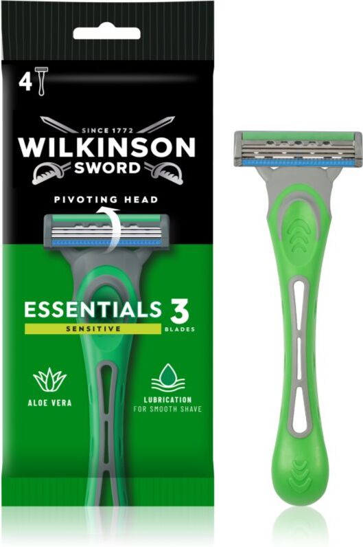 Wilkinson Sword Essentials 3 Sensitive rasoirs jetables 4 pcs