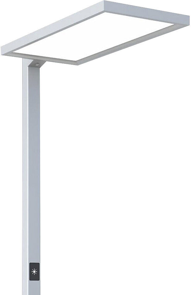 kaiserkraft LED-Stehleuchte Luka Up & Down, Bewegungssensor / Touch dimmbar, H 1950 mm, silber CH