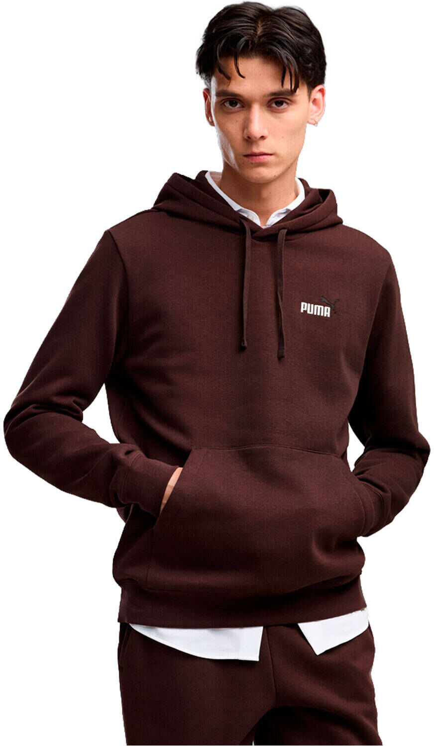 Puma essentials 2 color small no sudadera hombre Marron