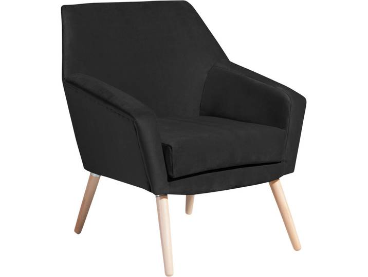 Max Winzer Sessel, Schwarz, Buche, Holz, Buche, 67x81x71 cm, Goldenes M, Made in Europe, Wohnzimmer, Sessel, Sonstige Sessel