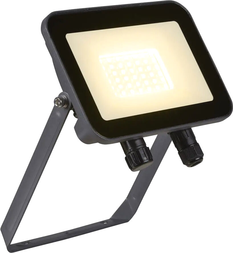Slv Floodi M, Wand- Und Deckenaufbauleuchte Anthrazit / Transparent 30w 3000k 100° - Stand-, Wand- Und Deckenleuchten (Outdoor)