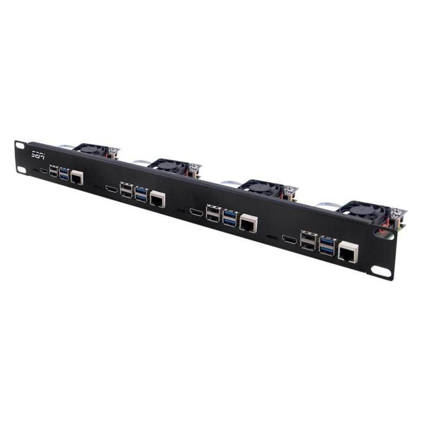 Raspberry Pi U1 Rack Server Bracket für Raspberry Pi 4B and 5 (WV21439)