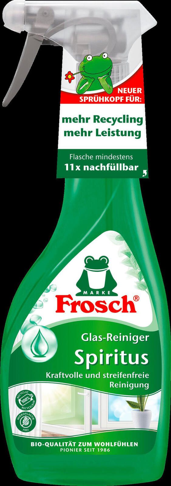 Frosch® Glasreiniger Spiritus 0,50 l 116146