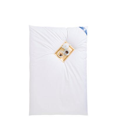 Federbettdecke RIBECO "Leon", weiß, B:155cm L:220cm, Bezug: 100% Baumwolle. Füllung: 90% Daunen, 10% Federn, Bettdecken, unser Ballonbett, wie in alten Zeiten