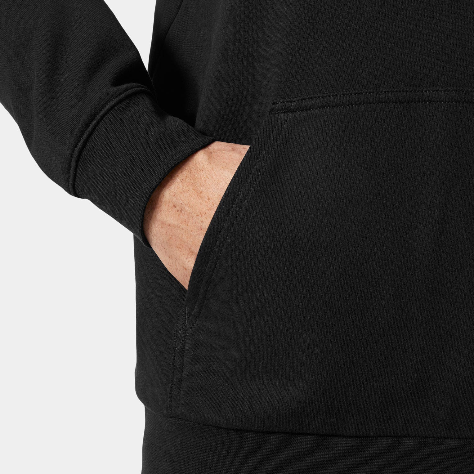 Helly Hansen Men's Logo Hoodie - Black/Ebony - S