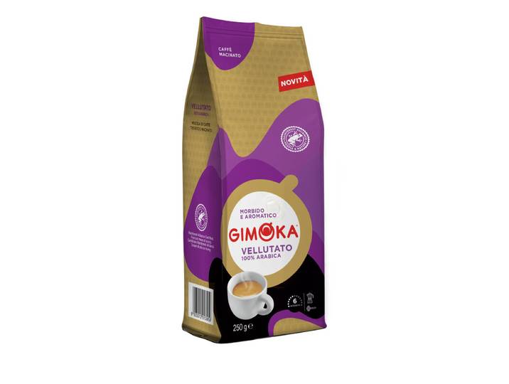 GIMOKA Ground Coffee VELLUTATO 100% ARABICA RAINFOREST 250 g