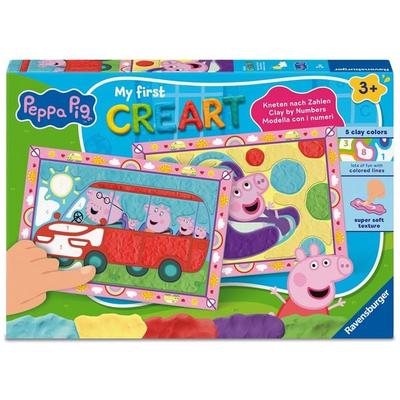 My First CreArt, Kneten nach Zahlen Peppa Wutz - Baby Evie