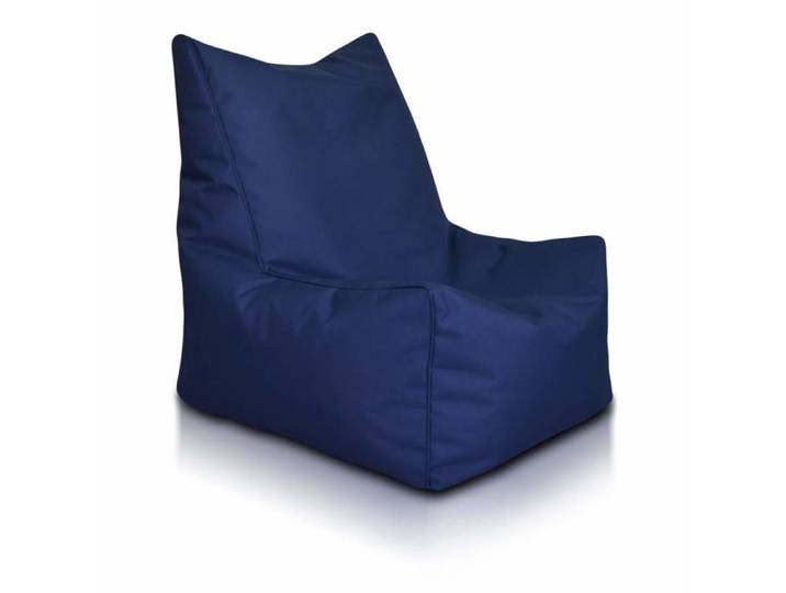 Fauteuil Pouf Solide pouf intérieur extérieur assise rembourrée en polystyrène tissu résistant anti-déchirure Bleu Nc8