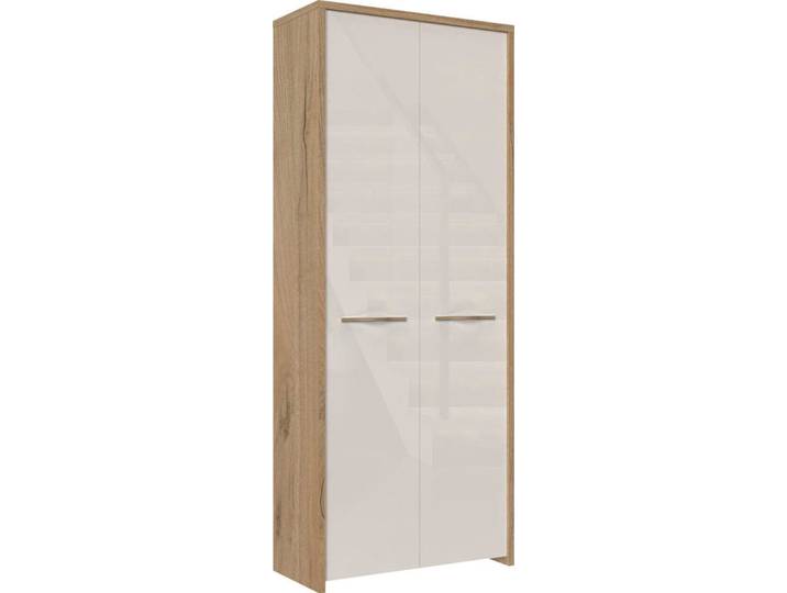 Garderobenschrank GOODPRODUCT Gala , beige (beige, pacific walnuss decor), B:78cm H:192cm T:36cm, Holzwerkstoff, MDF, Schränke, Garderobenschrank, hochwertig UV lackiert, Soft-Close-Funktion, Höhe 192cm