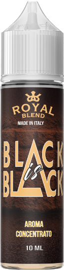 Royal Blend Black Is Black Liquido Shot 10ml Tabacco Bergamotto