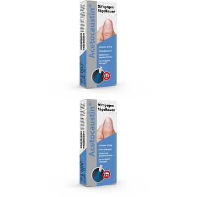 Acetocaustin Stift gegen Nägelkauen 2x 2x3 ml Stifte
