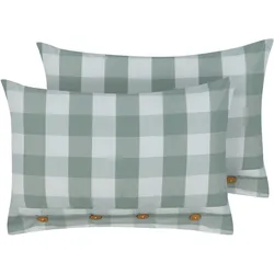 DEKOKISSEN 2er-Set Mintgrün 40/60 cm Tamnine