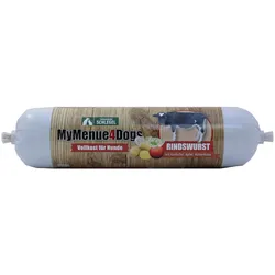 MyMenue4Dogs Hundefutter Rindswurst - 75 g