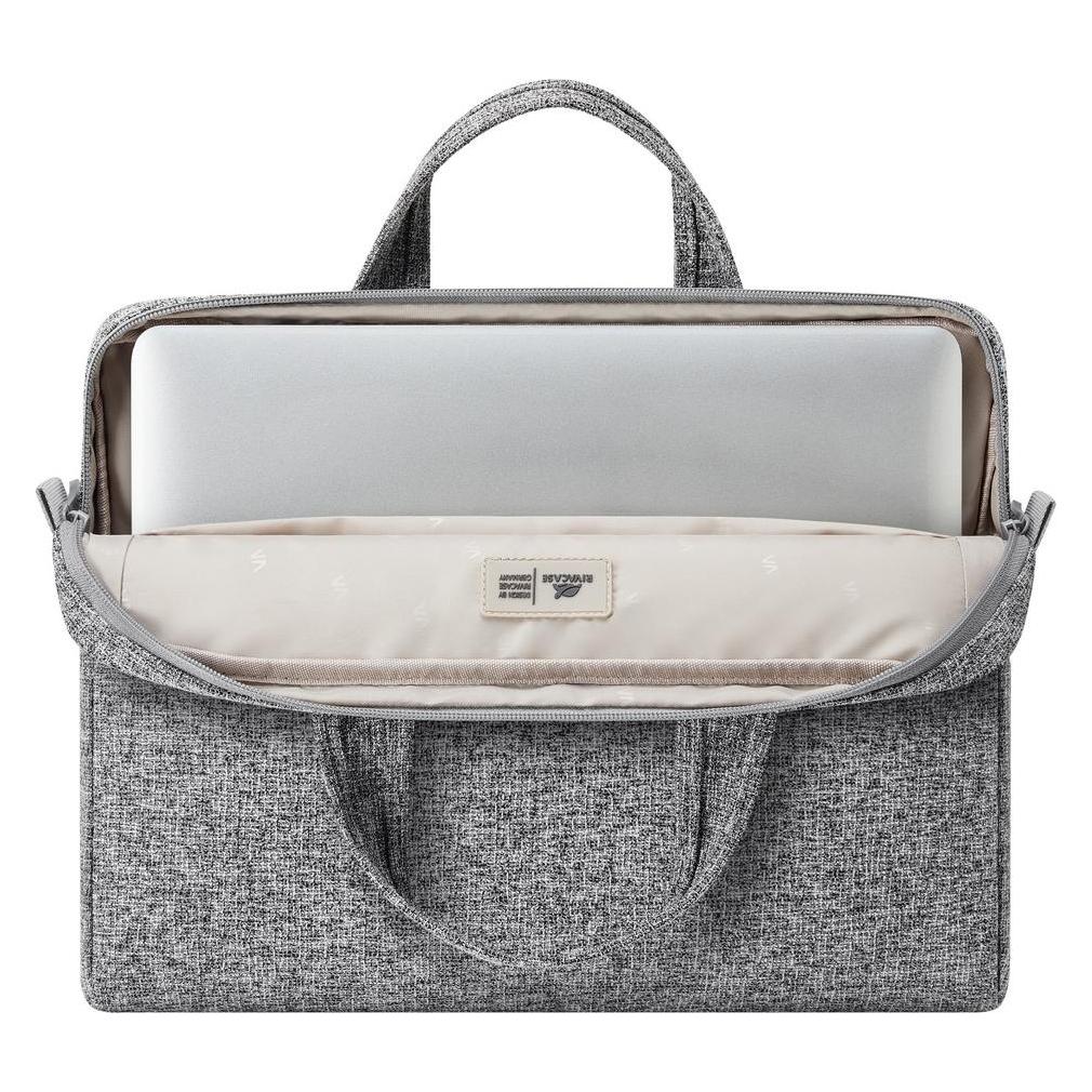 Rivacase Riva Laptoptasche Anvik 14" light grey 7921 (14", Universal) (7921 LIGHT GREY)