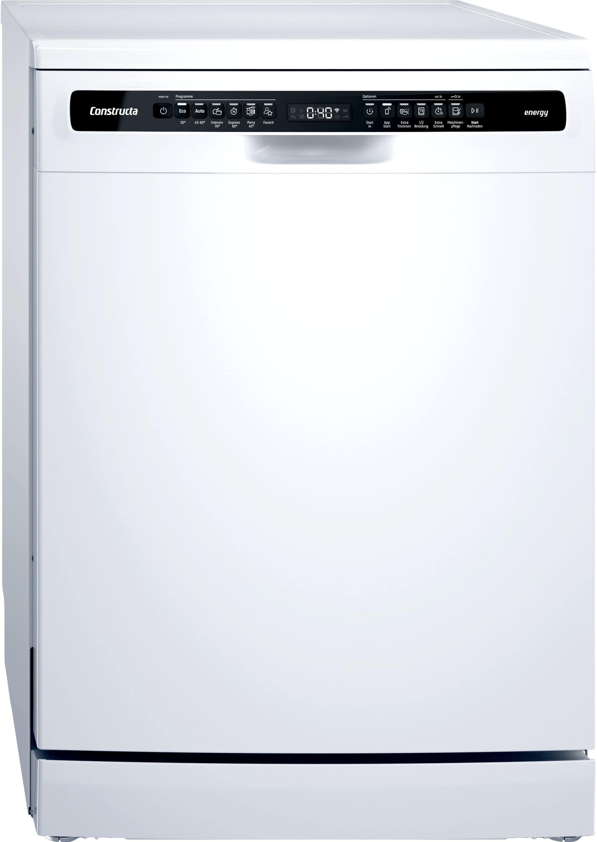 Constructa CG6SW01EKD 60 cm Geschirrspüler freistehend sehr leise 13 Maßgedecke aquaStop Funktion Wärmetauscher (Weiß) jetzt zusätzlich 50¤ Cashback sichern*!
