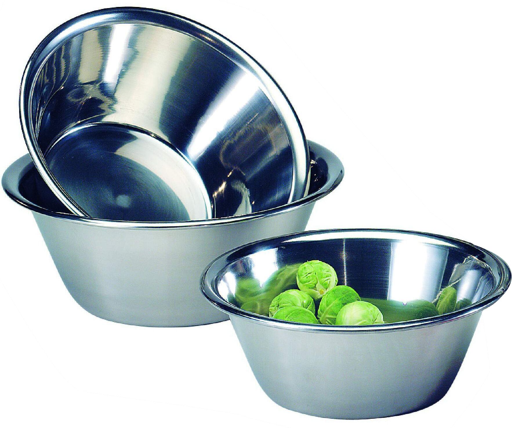Schüssel ELO, silber (edelstahlfarben), Edelstahl, Schüsseln, Schüssel edelstahlfarben Einheitsgröße