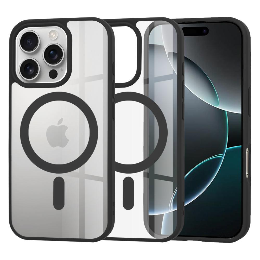 Techsuit - MagSafe Pro - iPhone 16 Pro - Black (Apple iPhone 16 Pro) (56353353)