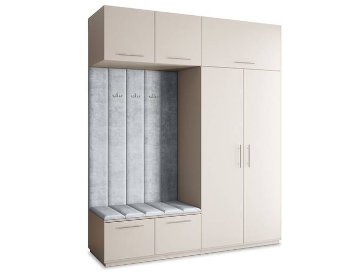 GARDEROBENSCHRANK REMA 200/240/60 cm Modern Kaschmir