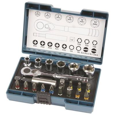 Makita B-54081 Steckschlüsselsatz 1/4' 21teilig B-54081