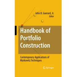 Handbook of Portfolio Construction, Fachbücher