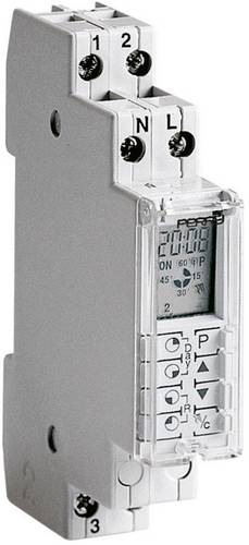 Wallair 1IO1070 Zeitschaltuhr digital Tagesprogramm 3500W IP40 Gangreserve, Sommer-/Winterzeitumstellung (automatisch)