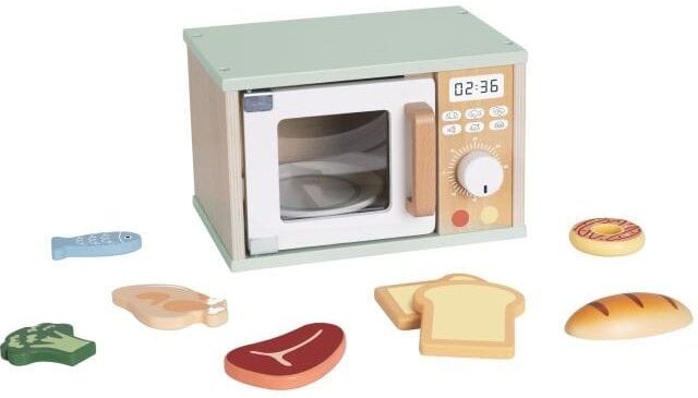 Tooky Toys Wooden Play Kitchen for Kids, Encourages Imaginative Play and Learning